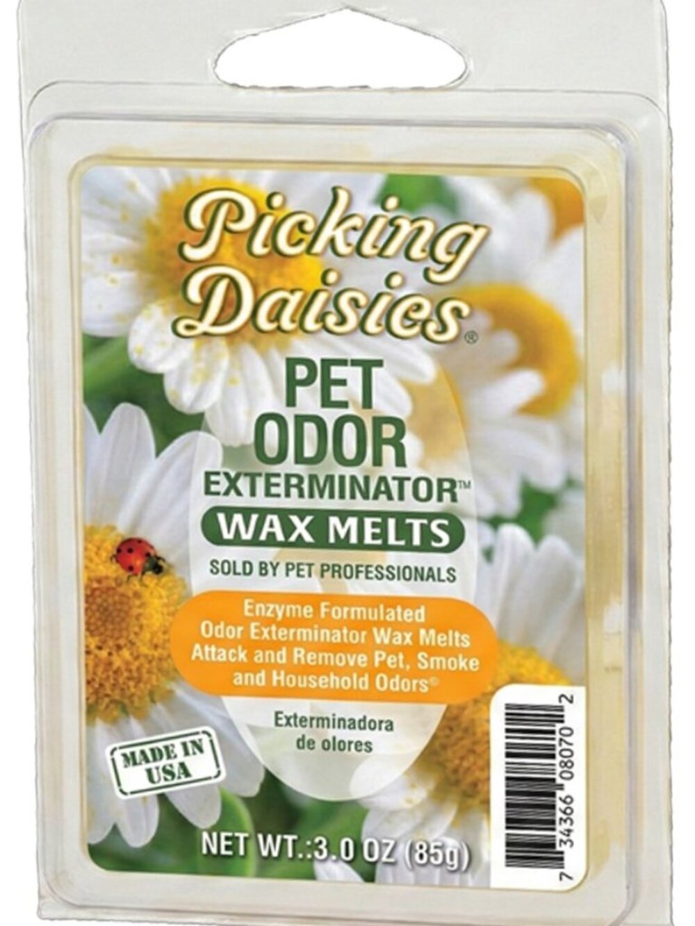Pet Odor Exterminator Wax Melts - Picking Daisies